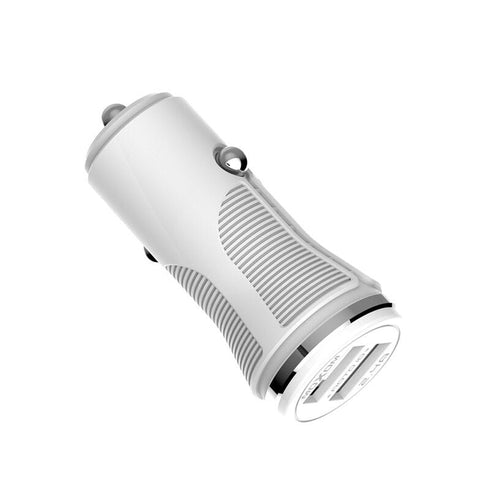 MOXOM Car USB 5V 2.4A Dual Port  Car Charge With Cable